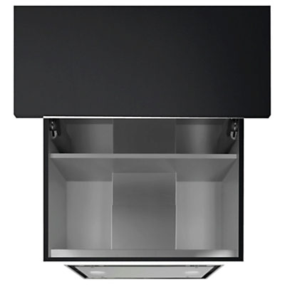 Smeg KSGT56B 56cm Dolce Stil Novo Integrated Cooker Hood, Stainless Steel Smeg KSGT56B 56cm Dolce Stil Novo Integrated Cooker Hood, Stainless Steel